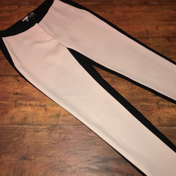 Yoana Baraschi Pants - YOANA BARASCHI~Colorblocked Two-tone Dress Pants~4